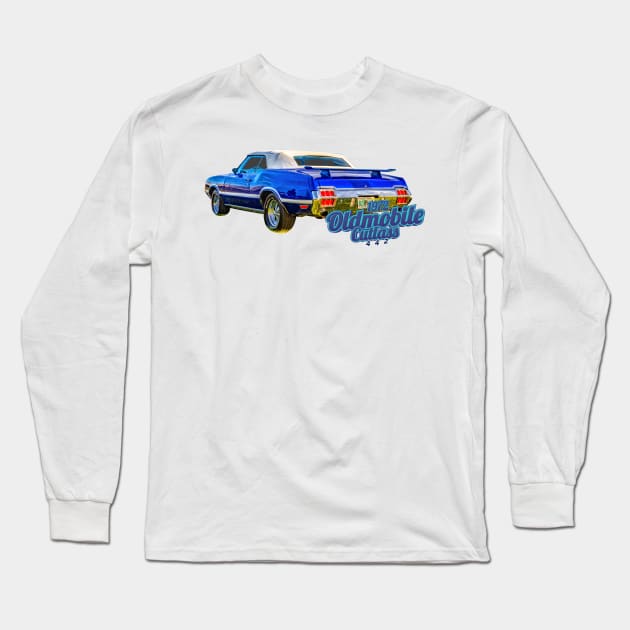 1972 Oldsmobile Cutlass 442 Long Sleeve T-Shirt by Gestalt Imagery